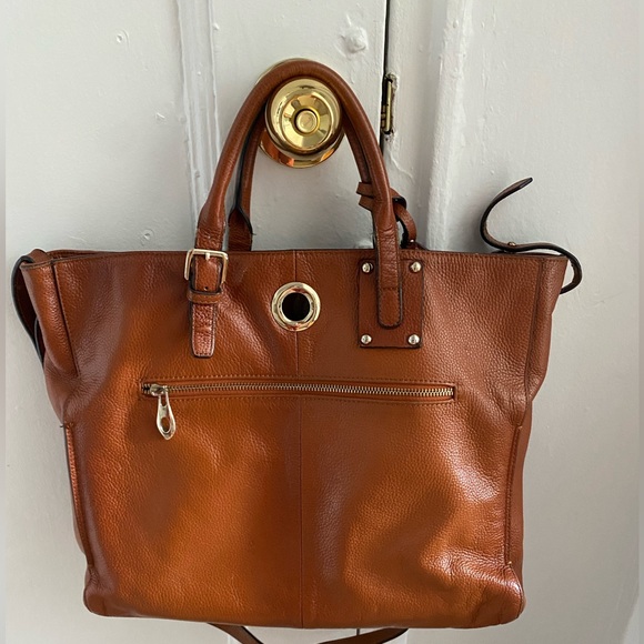 Leather work tote - Picture 3 of 4